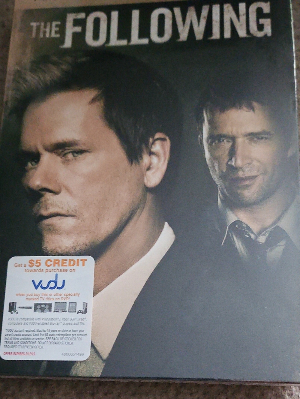 The Following - Black DVD Case